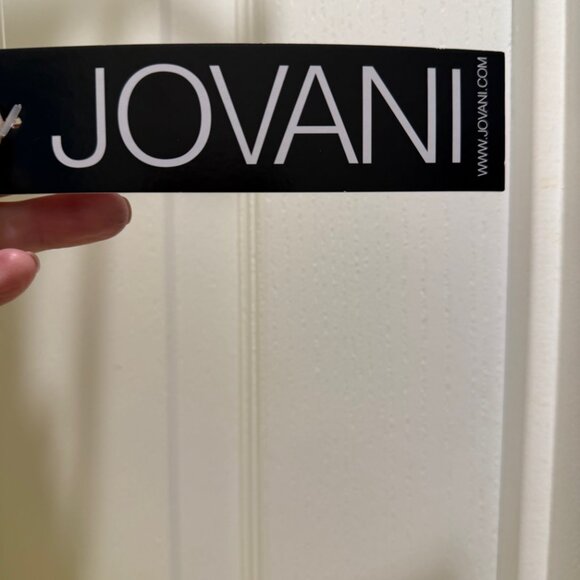 Jovani 55634 Sheer Floral Appliques Junior Prom V-Neck Ballgown Size 00 NWT - Picture 6 of 9